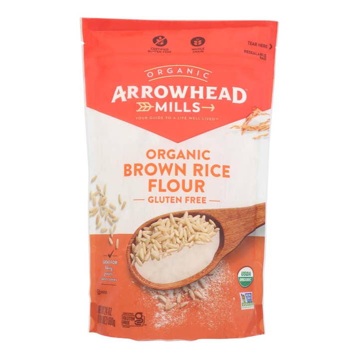 Arrowhead Mills Organic Brown Rice Flour - 6x24oz for wholesale by Everyday Supply Co