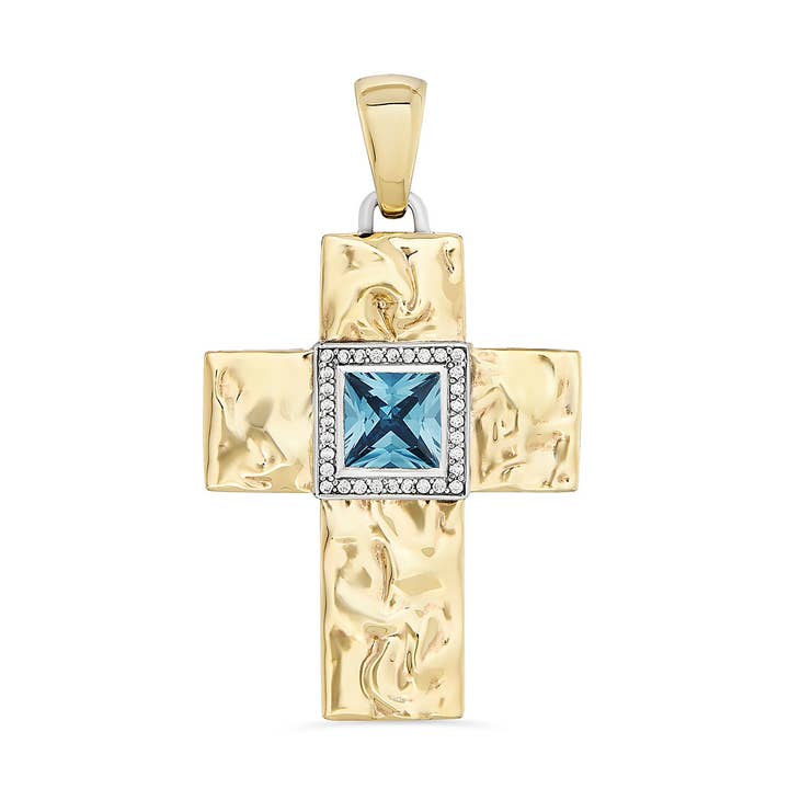 Kreuz Thalocross aquamarinblau für den Großhandel von Gümüs