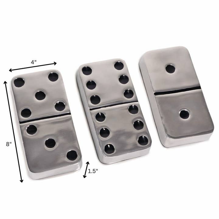 Modern Day Accents - Wholesale Decorative Tabletop Object - Domino Decorative Dominoes - Set of 31