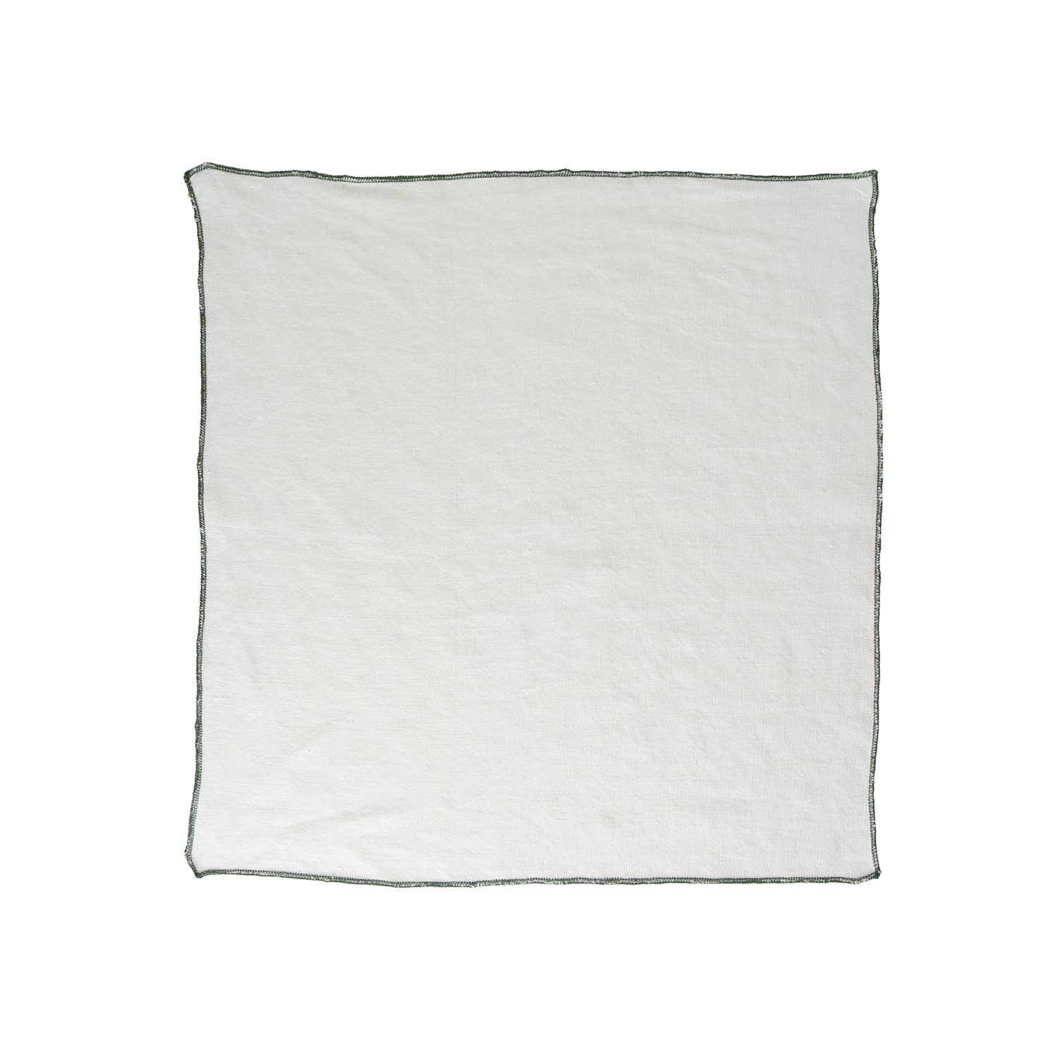 Carte Blanche Green Linen Napkin for wholesale on Faire0