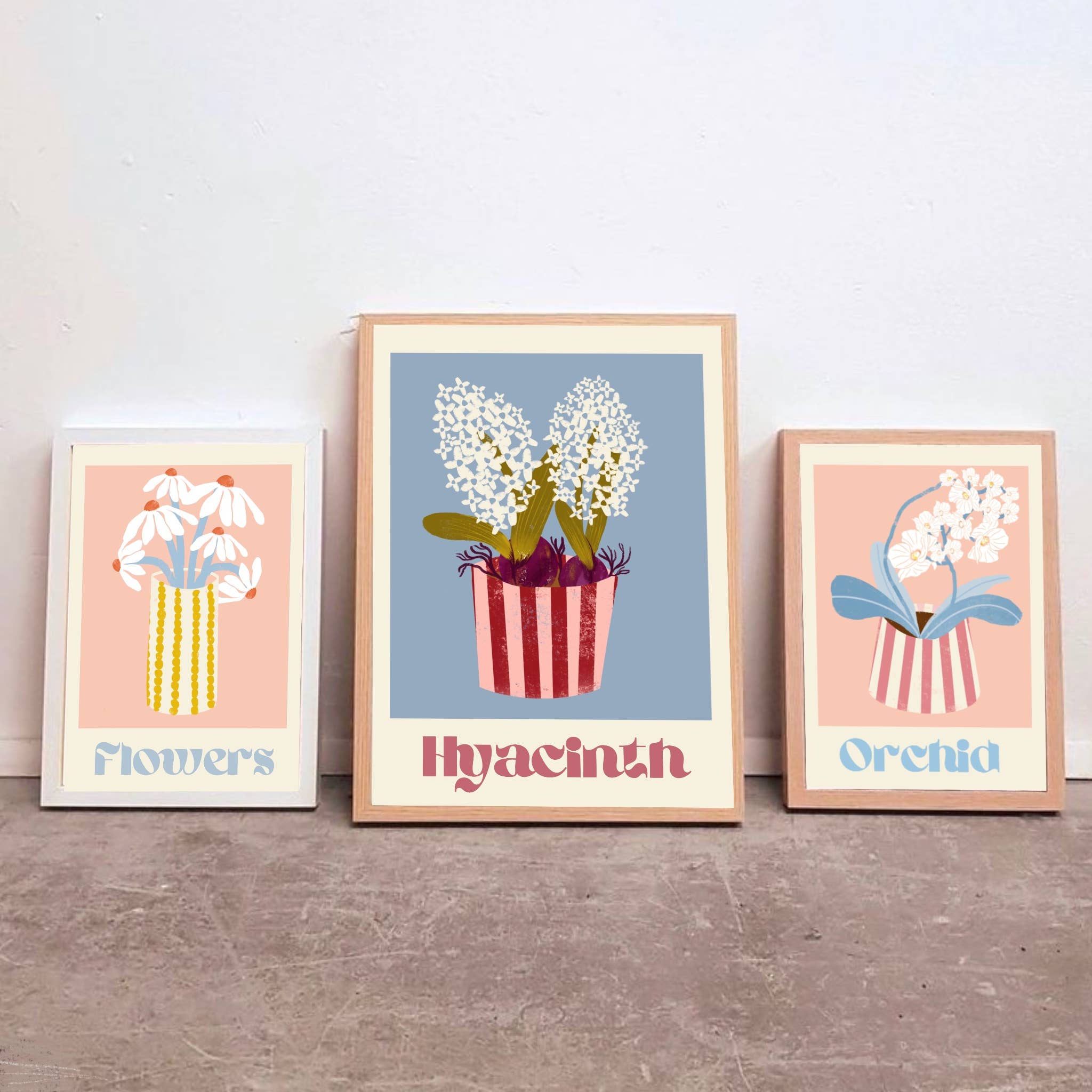 Carole Hillman - Venta al por mayor Ilustración - Estampado de jacintos1