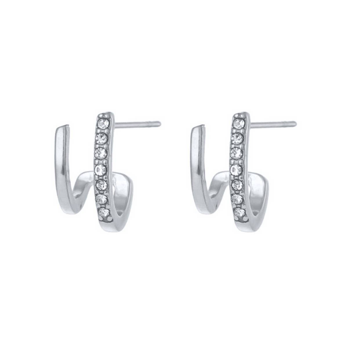 ACCITY - Wholesale Huggie Earrings - GEOMETRIC SIMPLE TEMPERAMENT EARRINGS_CWAJE17190