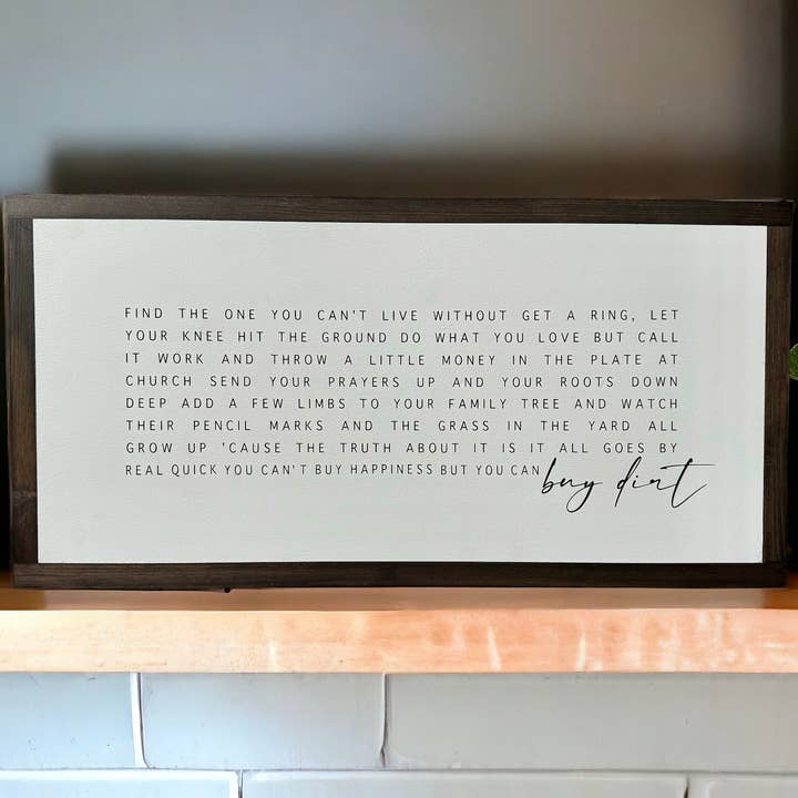 Buy Dirt for wholesale by Chalked Signs