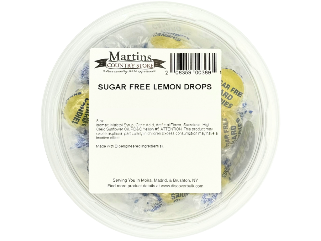 Martin's Country Store LLC - Wholesale Hard Candy - SUGAR FREE LEMON DROPS 8oz3