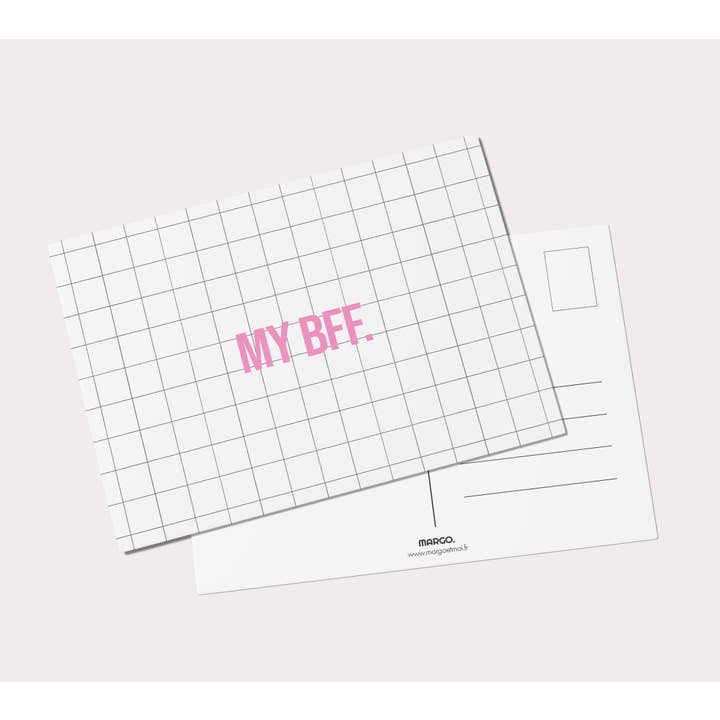 Vykort Min BFF för wholesale av MARGO