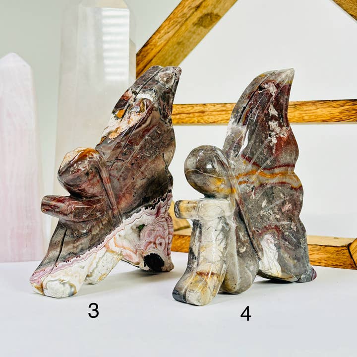 Rock Paradise - Wholesale Spiritual Stone/Crystal - Jasper Carved Crystal Fairy YOU CHOOSE3