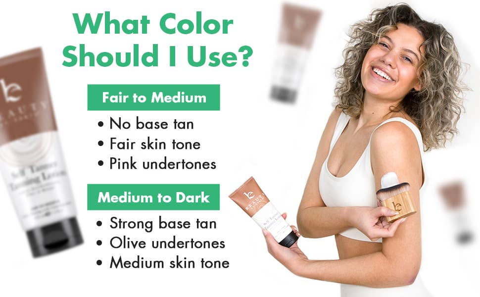 Beauty By Earth - Wholesale Self-Tanner - Self Tanner Body Lotion 7.5oz, (2 Shades)3