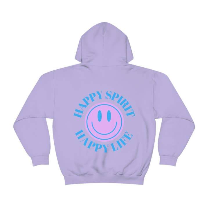 Sudadera con capucha Retro Smile, Sudadera con capucha Happy Spirit Happy Life, Sudadera con capucha Happy Mind, Sudadera con capucha Mental Health, Sudadera con capucha Smile Face, Sudadera con capucha Y2K, VSCO Gir para venta al por mayor de Happy Life Stuff