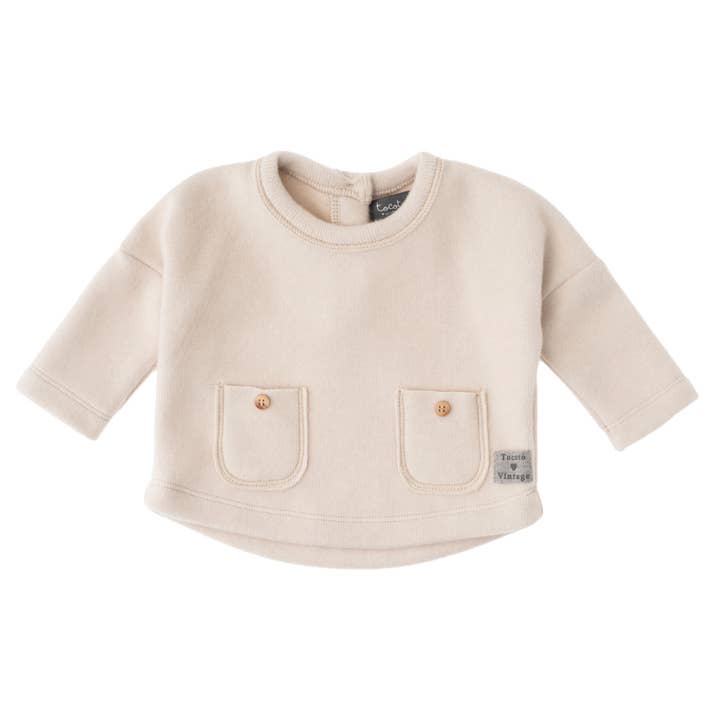 Tocoto Vintage - Venta al por mayor Camiseta - Bebés - Camiseta de forro polar con minibolsillos W53522