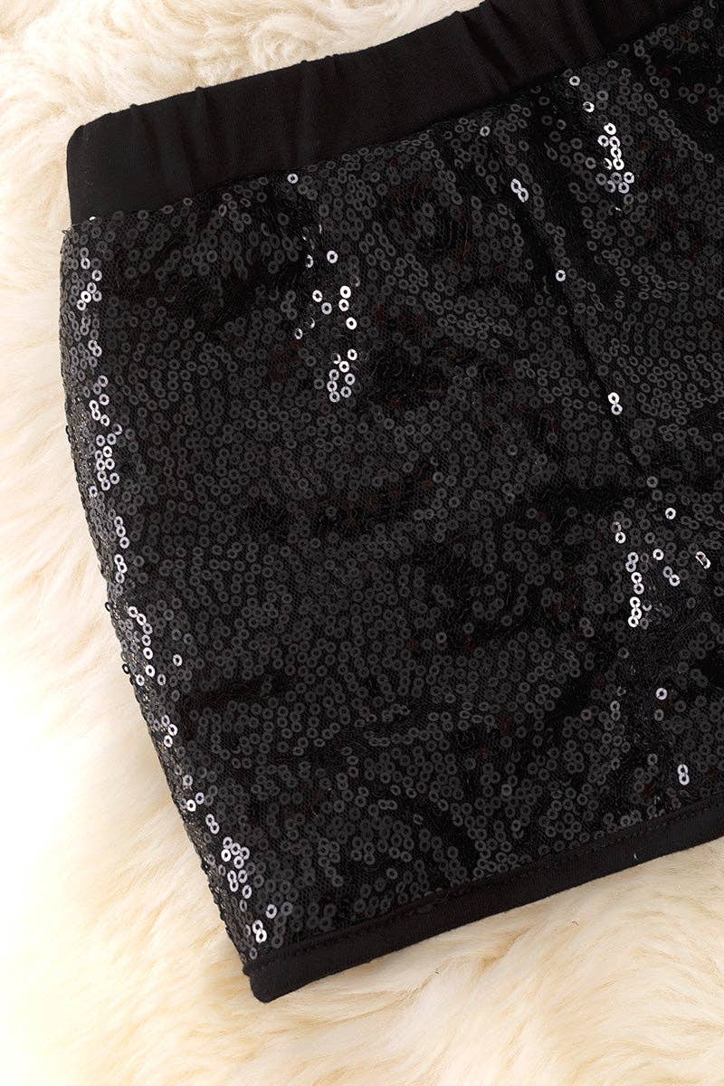 Kids Charm Online - Wholesale Shorts - Kids - Girl front sequins shorts. Available in 3 colors. Sol6