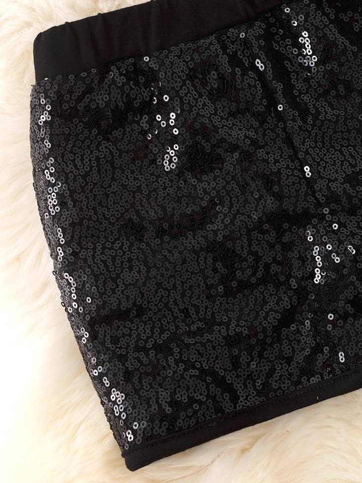 Kids Charm Online - Wholesale Shorts - Kids - Girl front sequins shorts. Available in 3 colors. Sol6