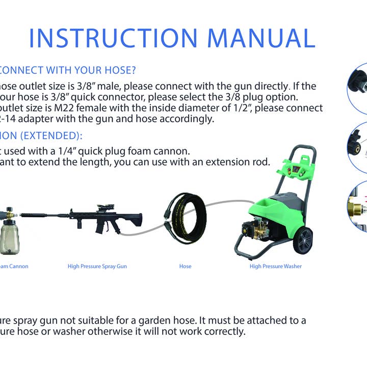 The Wine Savant / Khen Glassware – Großhandel Sprühflaschen – AR Hochdruckreiniger-Pistole, Autoreinigung Einzigartiger Mechanismus4