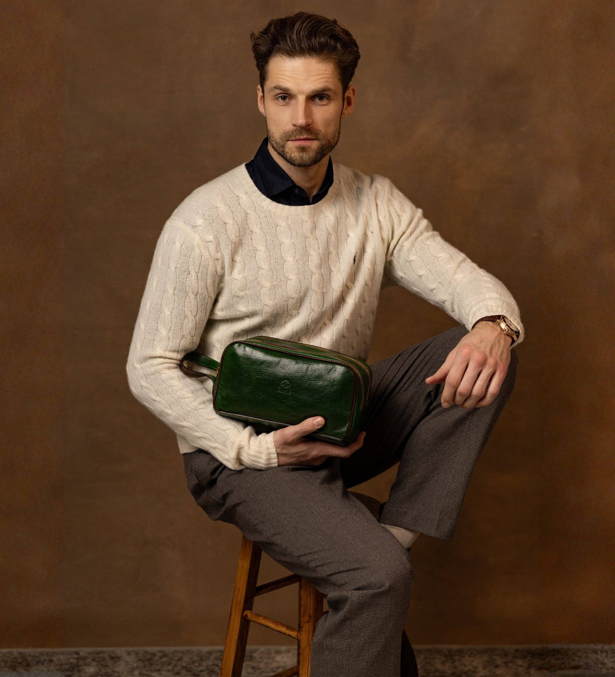 Time Resistance - Vente Trousses de maquillage/cosmétique - Trousse de toilette en cuir - All the Kings Men29