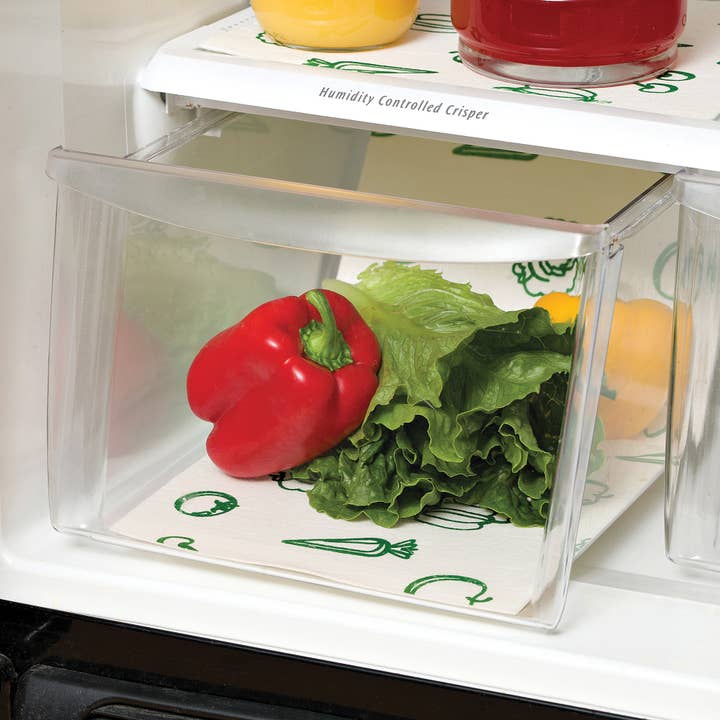 Fox Run Brands - Wholesale Food Storage Wrap/Bag - Envision Fridge Bin Liners, 3 Pack, 12" x 24"