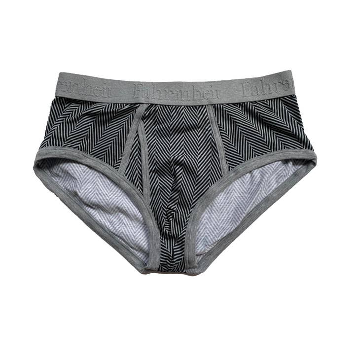 Wayne Brief | Herringbone bomullsunderkläder för män för wholesale av Fahrenheit