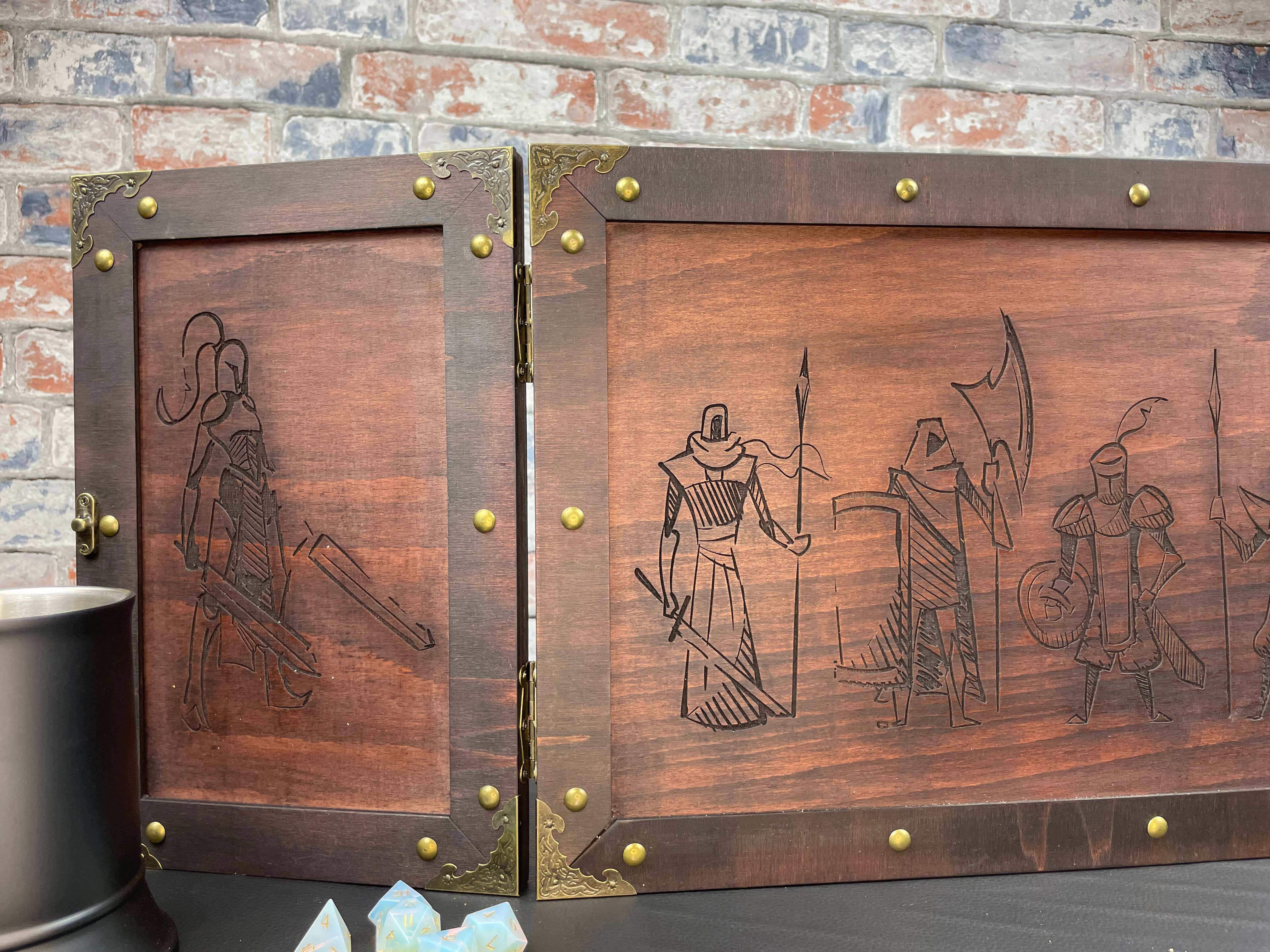 Fandomonium - Wholesale Board Game - "The Party" Dungeons and Dragons Wooden DM Screen (Copy)5