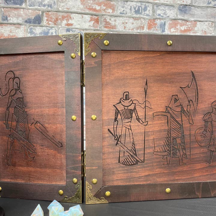 Fandomonium - Wholesale Board Game - "The Party" Dungeons and Dragons Wooden DM Screen (Copy)5