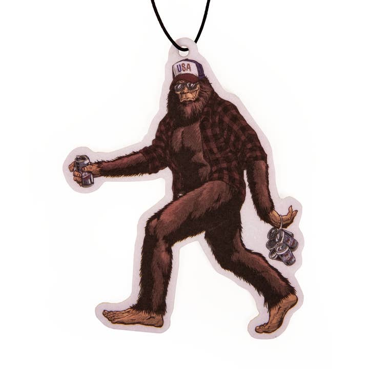 Sasquatch Air Freshener Pack of 12 for wholesale by Fresh Fresheners