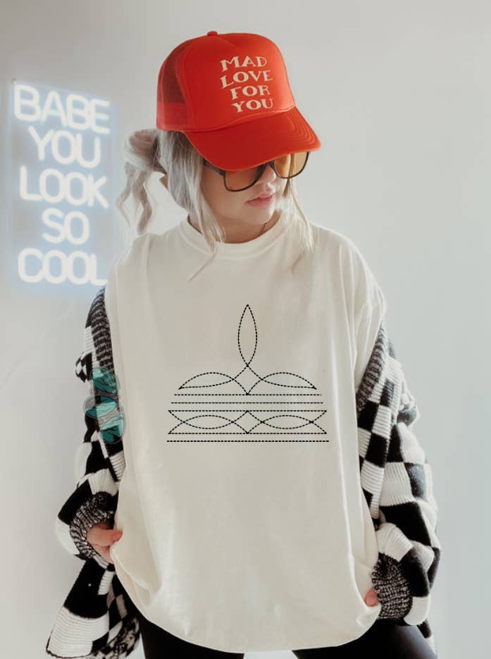 The Branded Blue Roan - Wholesale Graphic Sweatshirt - Women's - Boot Stitch Western Graphic1