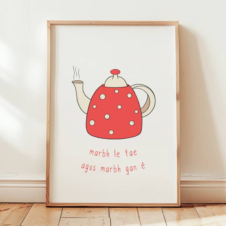 Marbh le tae for wholesale by Connect The Dots Design