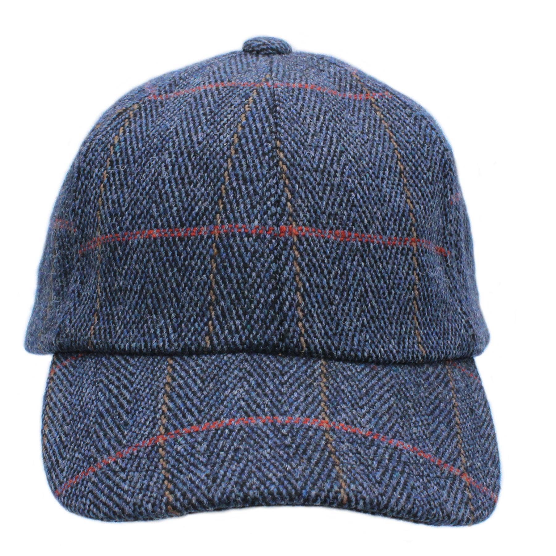 Heather Hats & Accessories - Wholesale Baseball Cap - Unisex - Callow Derby Tweed Baseball Cap ZH2863