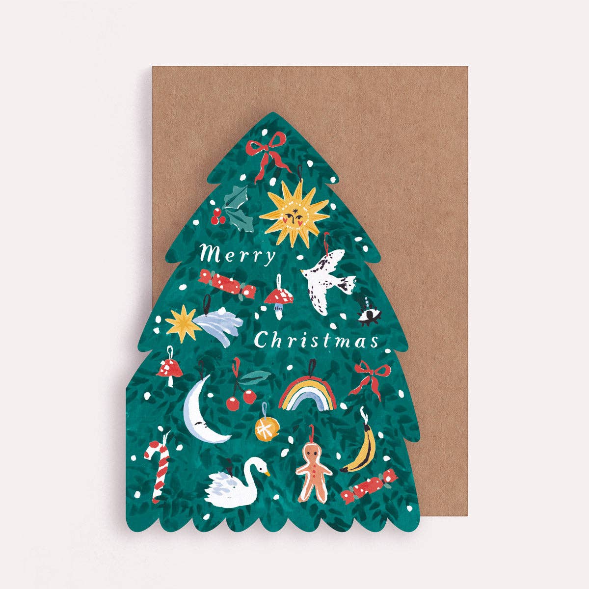 Sister Paper Co. – wholesale Christmas card – Tree Shape Christmas Card | Holiday Cards | Christmas 20262