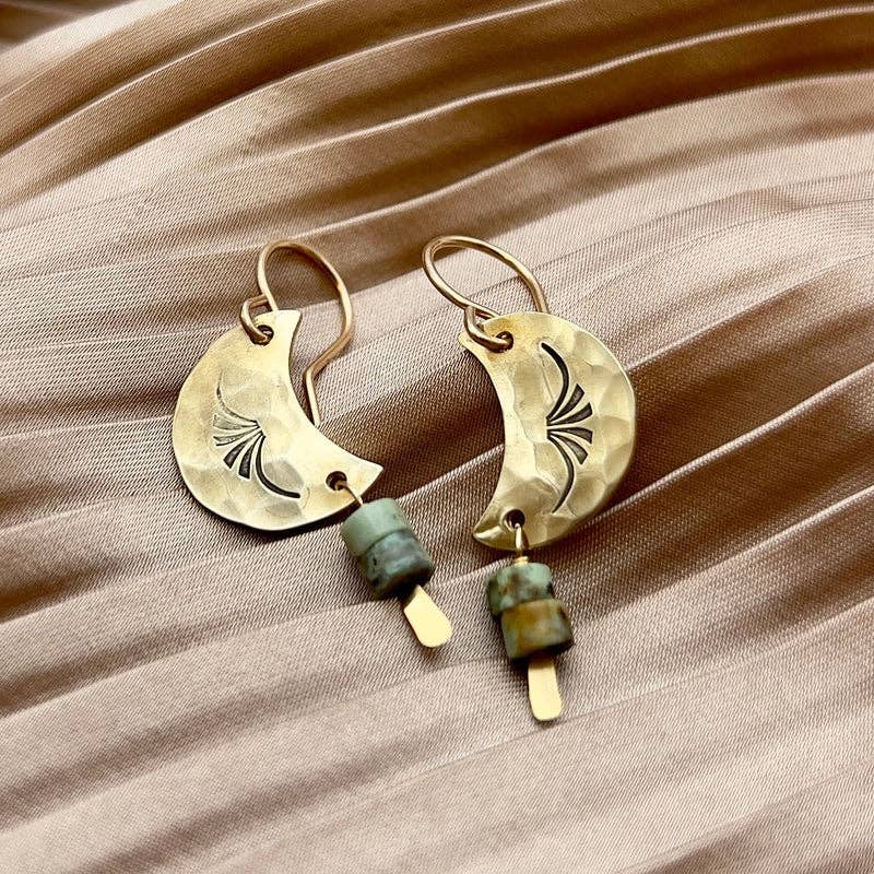 Fluff Hardware - Venta al por mayor Pendientes colgantes - Pendientes Luna2