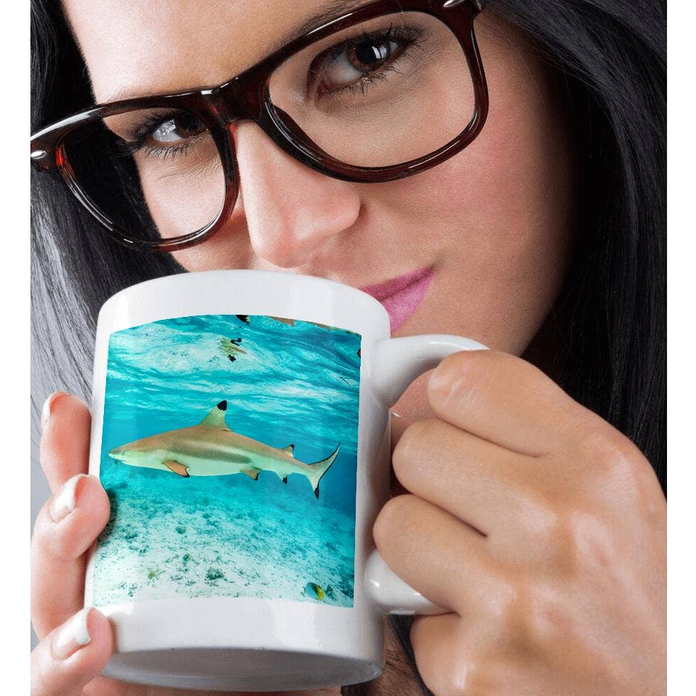 3dRose - Wholesale Coffee Mug - 3dRose, French Polynesia, Bora Bora. Black-tipped reef shark closeup., Mug9