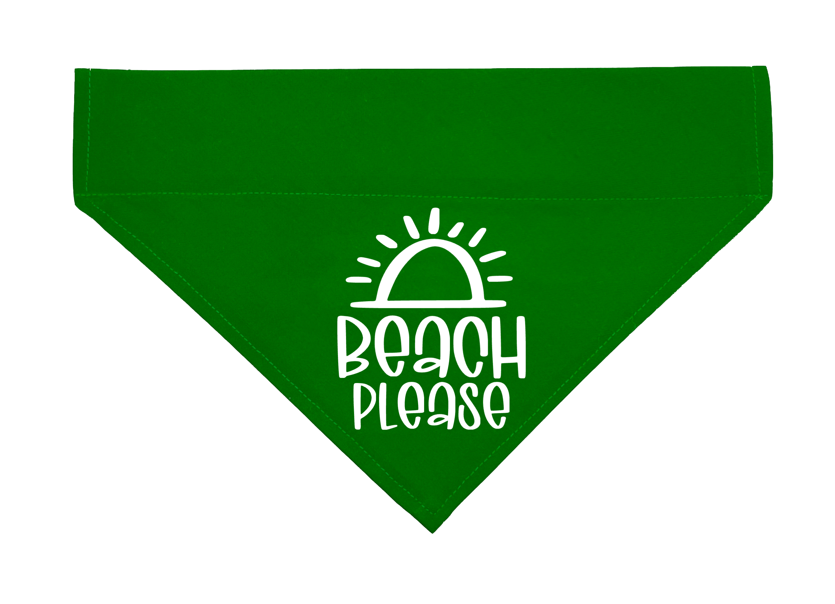 Woofingtons & Company – wholesale Pet bandana – Dog – Beach Please - Funny Quote Over Collar Dog Bandana5