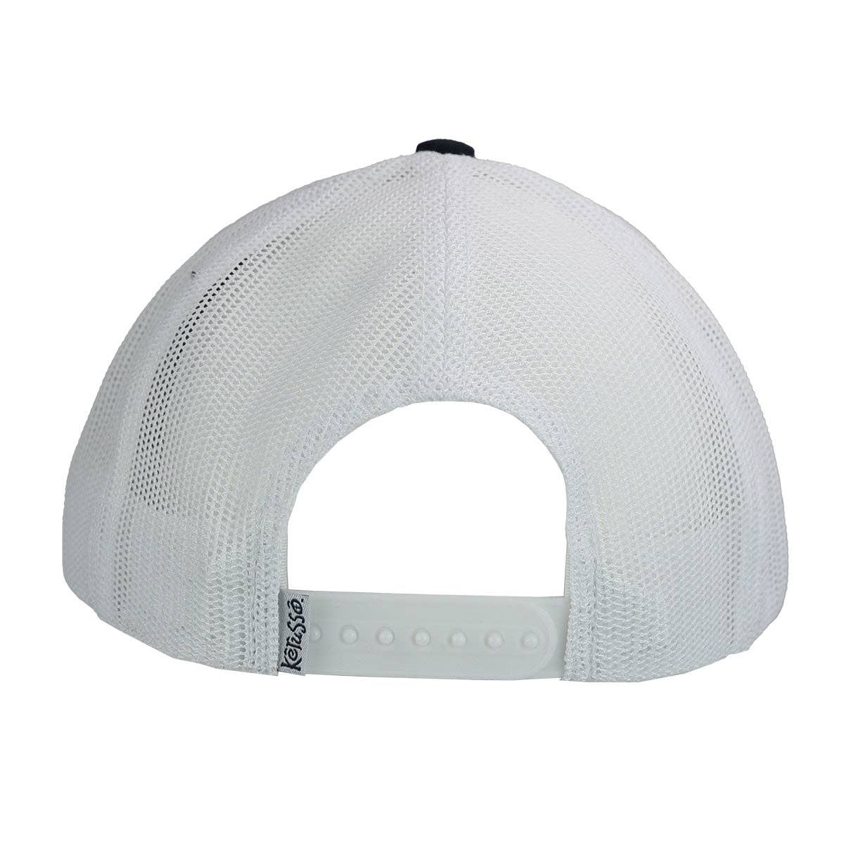 Blue White Kerusso Mens Cap Leather Cross for wholesale on Faire3