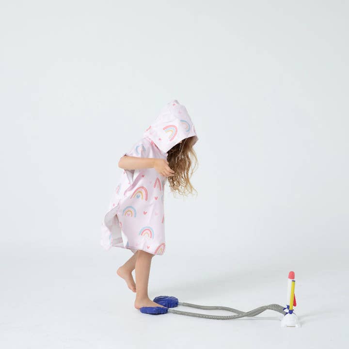 LESIMO - Wholesale Hooded Towel - Kids & Baby - Sand Free Kids Hooded Towel - Rainbow4