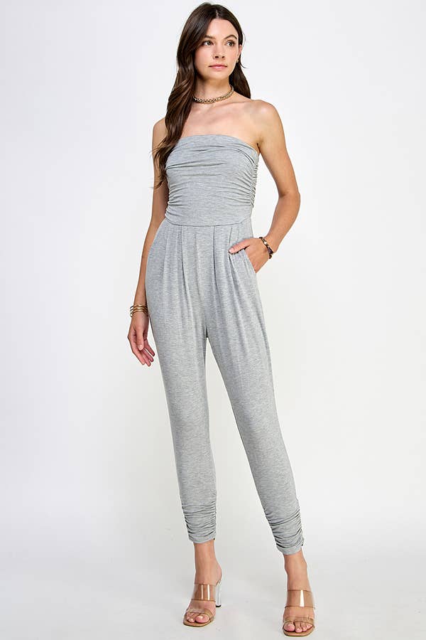 Heart & Hips – wholesale Jumpsuit – Women's – AR16435 - TUBE TOP W/SHIRRING JUMPSUIT9