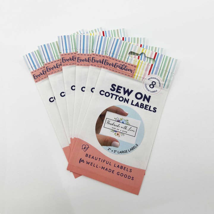 EverEmblem Inc. – wholesale Hantverkstillbehör – Bomull sömnad järn på Crafting Quiltning etiketter - WRE082