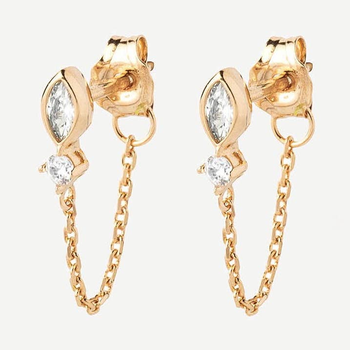 Pendientes de circonita para venta al por mayor de Meora Paris