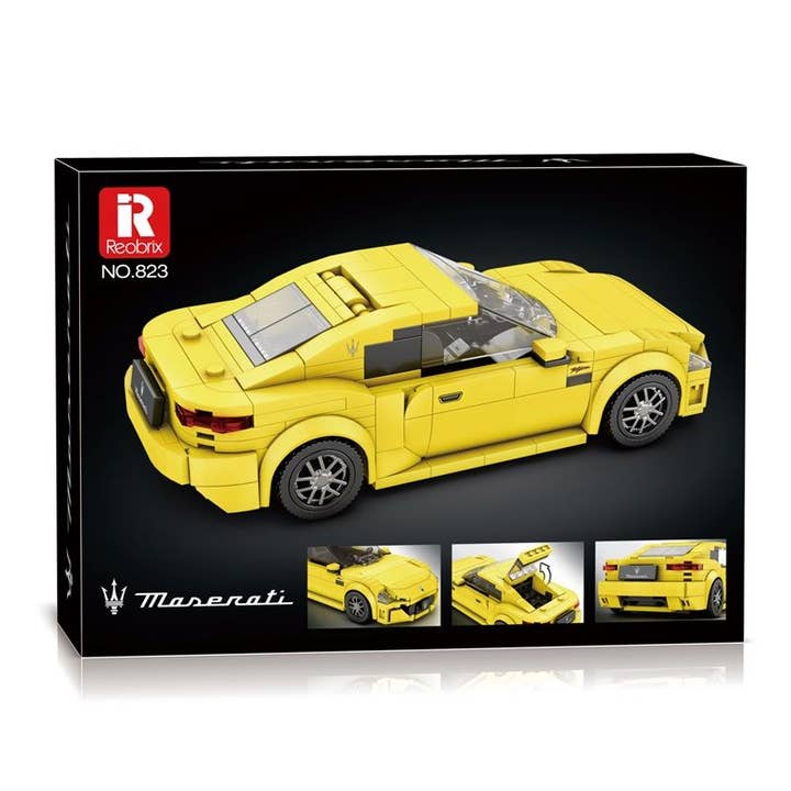 Sluban North America - Vente Voiture/camion miniature – enfant - ReoBrix - Voiture de sport Maserati Grand Turismo - B0823-A2