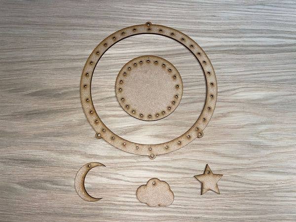 manchester laser cuts - Wholesale DIY Craft Kit - Make your own Dream Catcher0