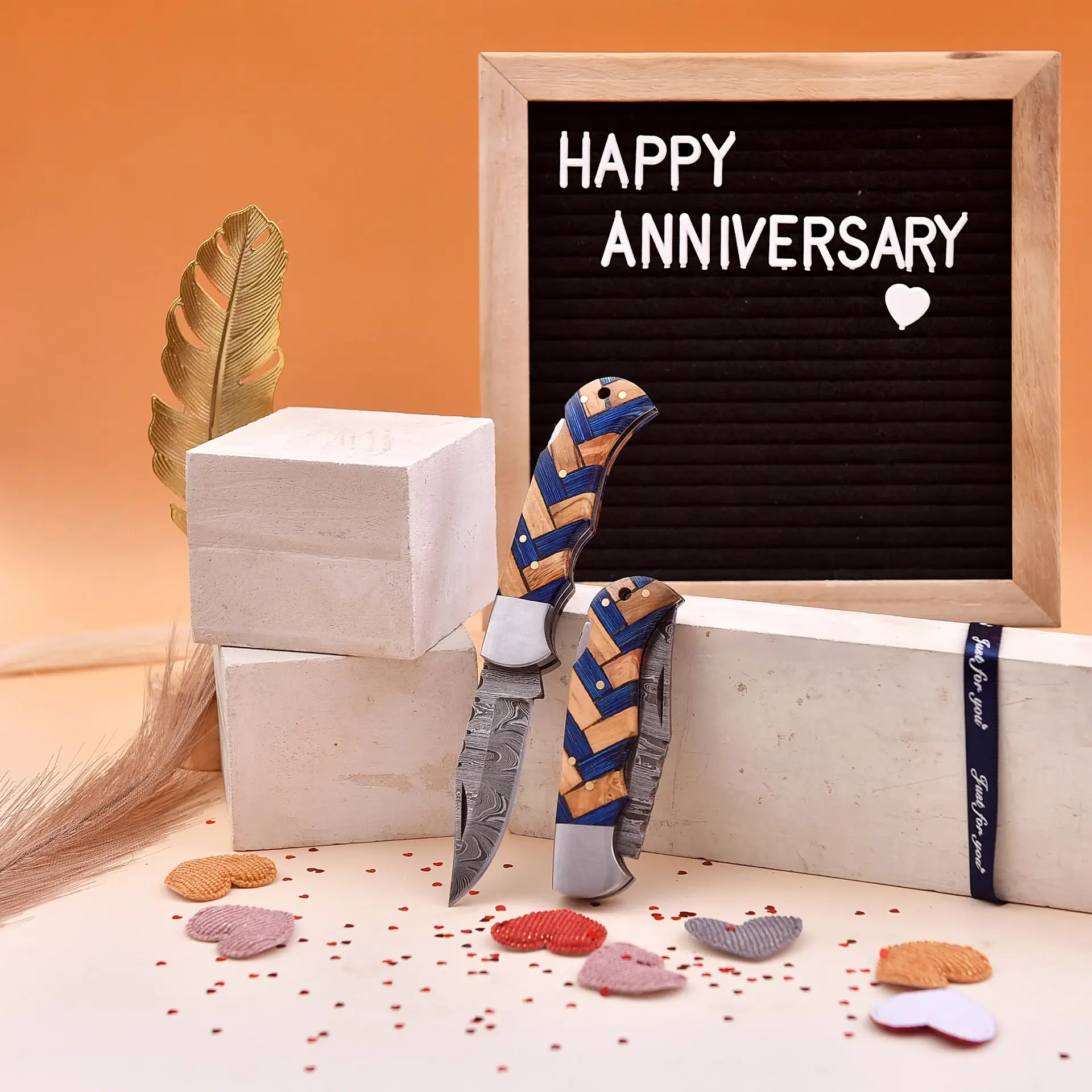 FH KNIVES – Navalha e suporte por atacado – Canivete dobrável damasco com cabo artístico de 6,5', Canivete de Bolso11