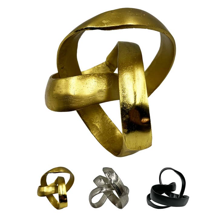 8" Wide Aluminum Abstract Decoration for wholesale by 2626 Designs