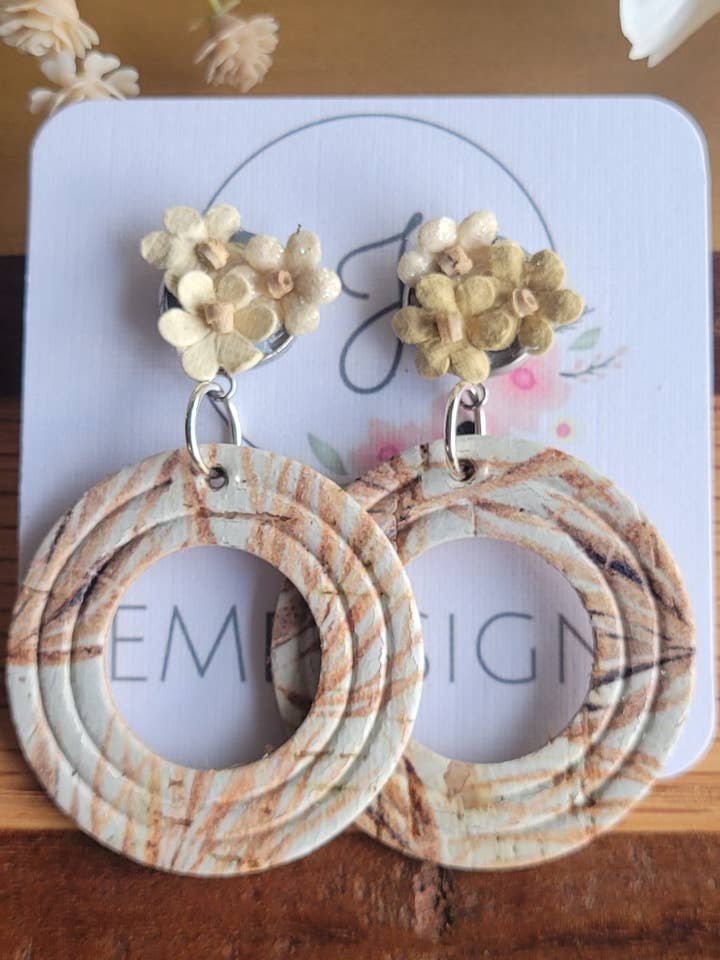 Boucles d'oreilles Cercle Murmures d'Automne pour la vente par JEMdesigns