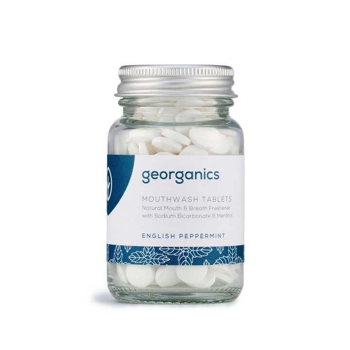 Georganics – Großhandel Mundwasser – Mundwasser-Tabletten - Peppermint
