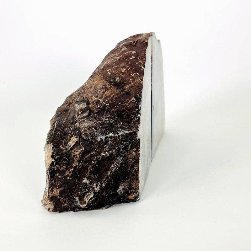Rock Paradise - Wholesale Bookend - Black Agate Geode Crystal Stone Bookend Pair 3-6 lb2