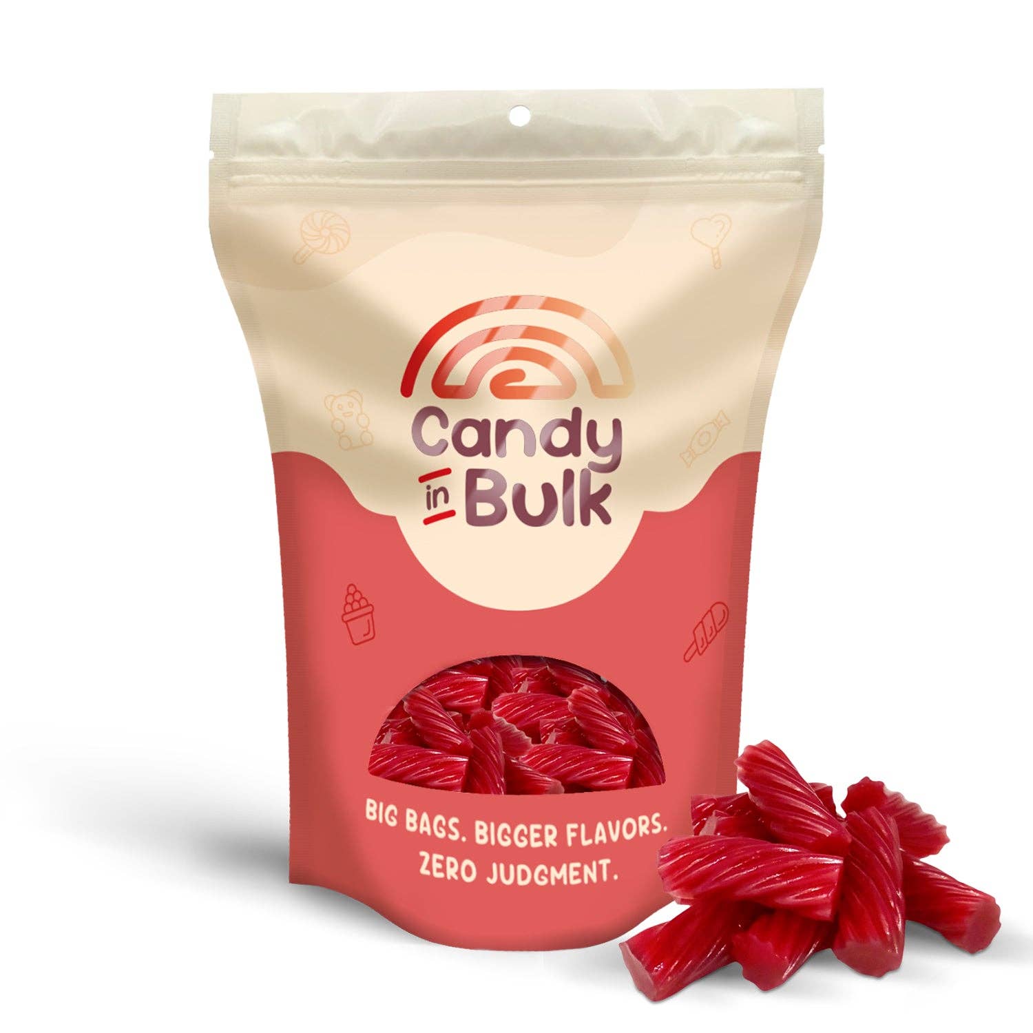 Candy In Bulk - Wholesale Licorice - Darrell Lea Soft Licorice Strawberry Candy – Bulk Value Pack0