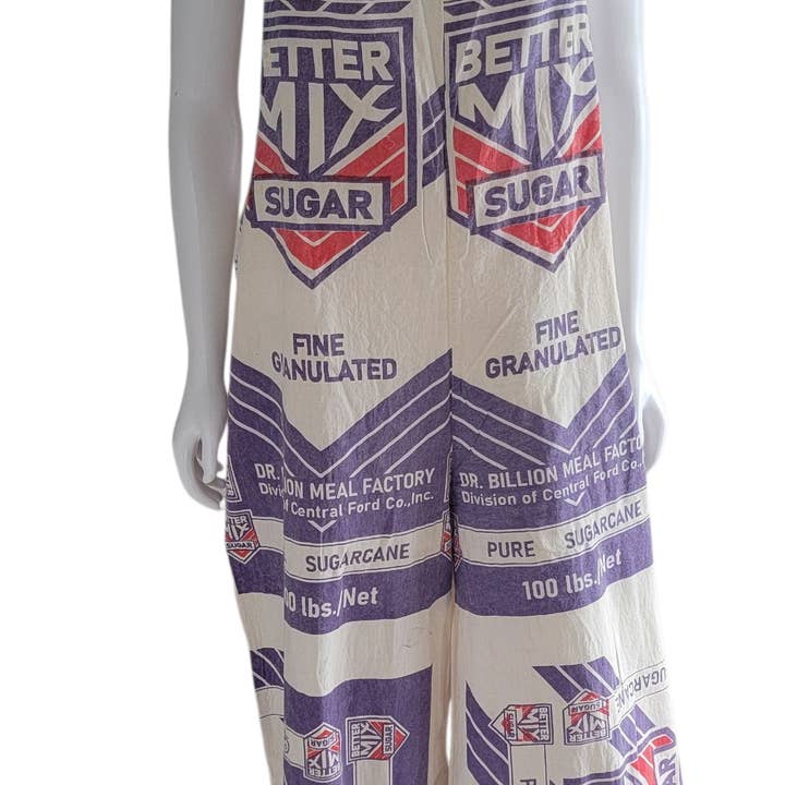 T2429 Flour Sack Cotton Jumpsuit w. Straps- Better Mix Sugar and other Purchase Wholesale single flour sack. Free Returns & Net 60 Terms on Faire trending on Faire.