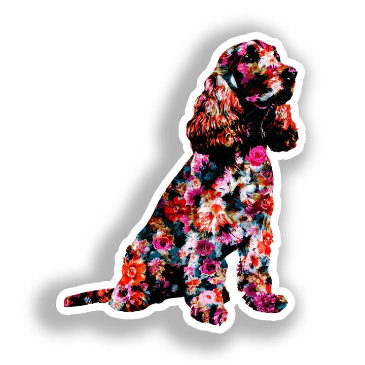 Cocker-Spaniel-Hund-Aufkleber # A018809 für den Großhandel von Yoonek Graphics