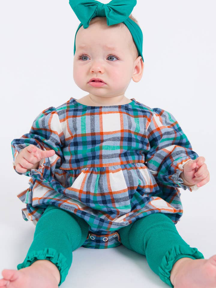 Girls Emerald Green Footless Ruffle Tights
for wholesale on Faire2