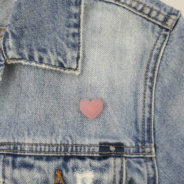 Mini Story Co - Wholesale Lapel Pin/Button - Love Heart Pins | Cute Heart Brooch | I Love You Badge | Romantic Lapel Accessories | Valentine's Gift | Pins for Backpack and Hat3