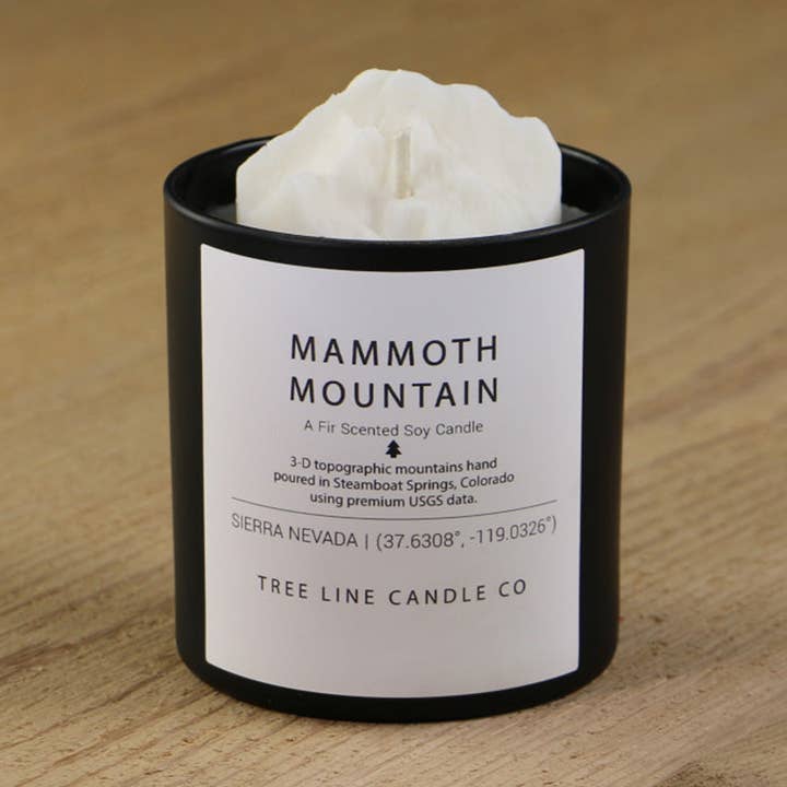 Mammoth Mountain Kaars voor wholesale door Tree Line Candle Co
