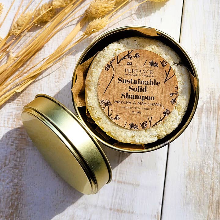 Champô Sólido Natural Matcha & May Chang por atacado de Alina Perfance