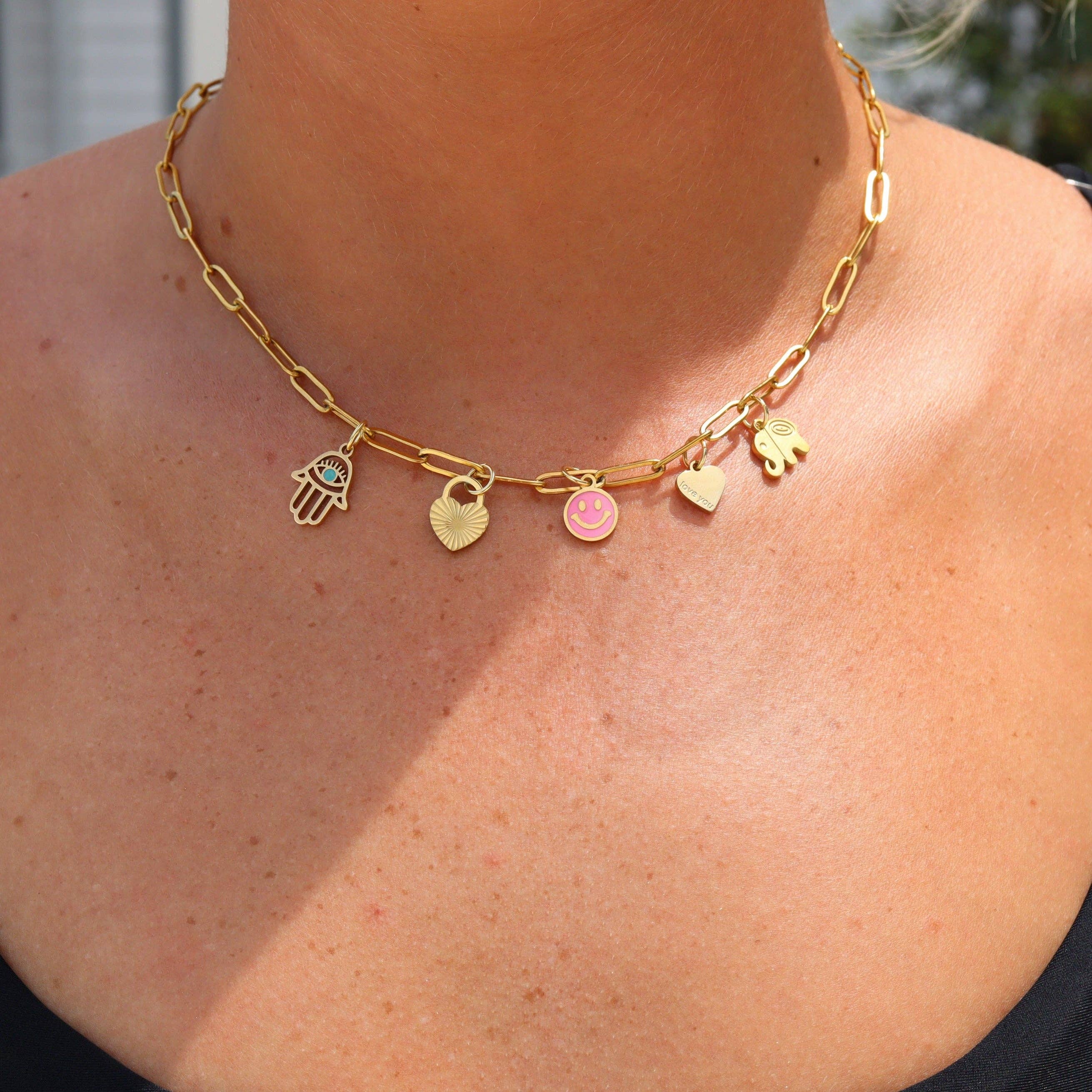 WJW – Großhandel Bastelzubehör – Büroklammerkette aus 18-karätigem PVD-Edelstahl am Fuß6