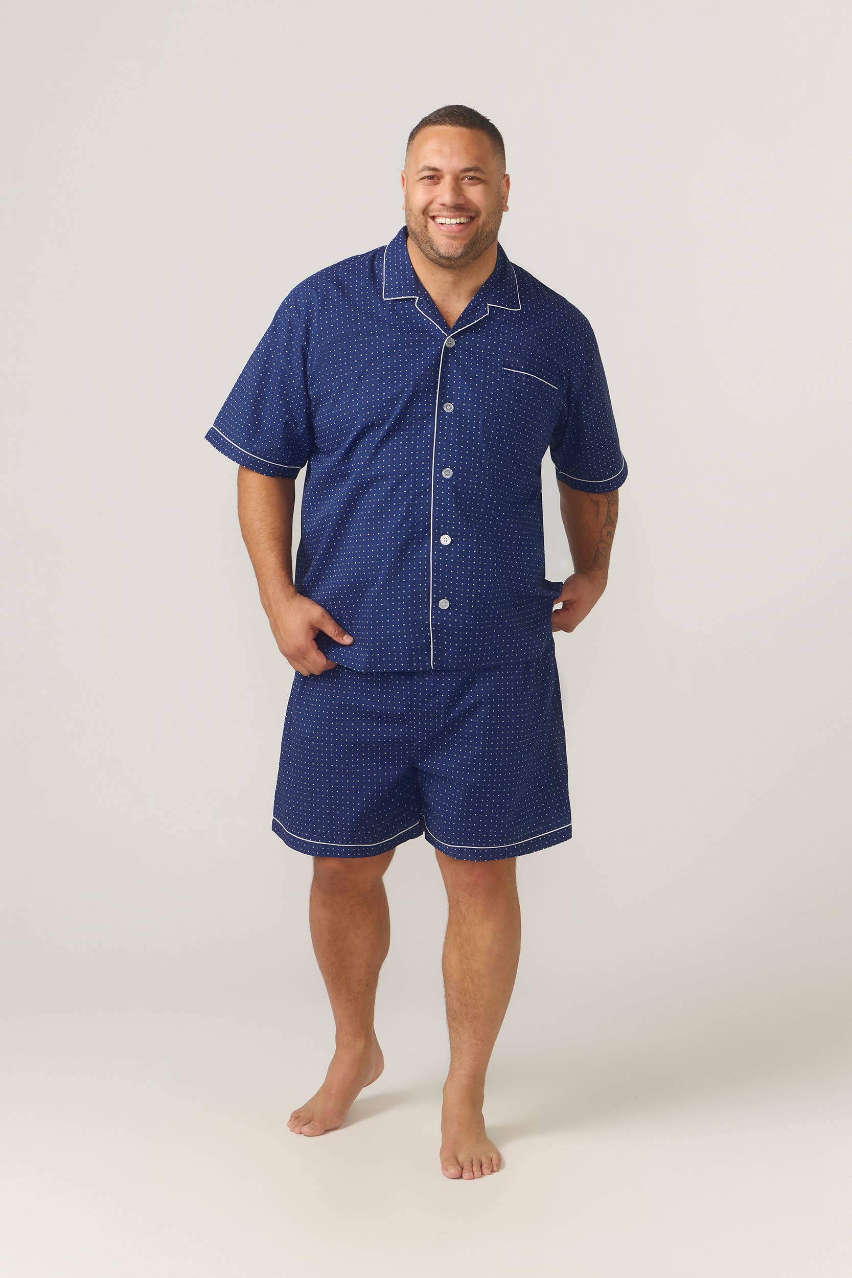 Contare | Quality Men's Sleepwear – wholesale Sleepwear set – men's – Short Sleeve Classic Set5